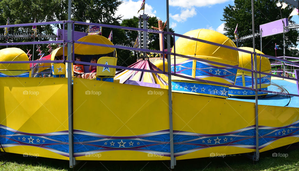 Tilt O Whirl at the carnival