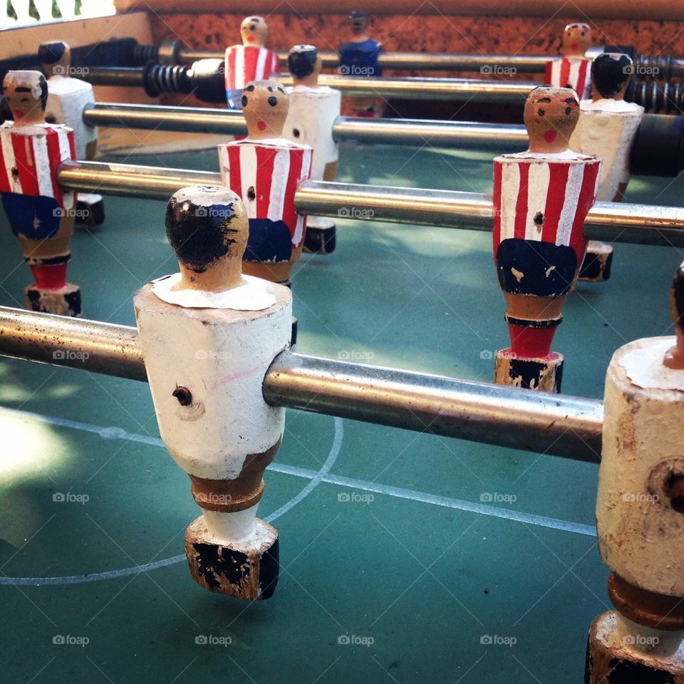 Vintage fooseball