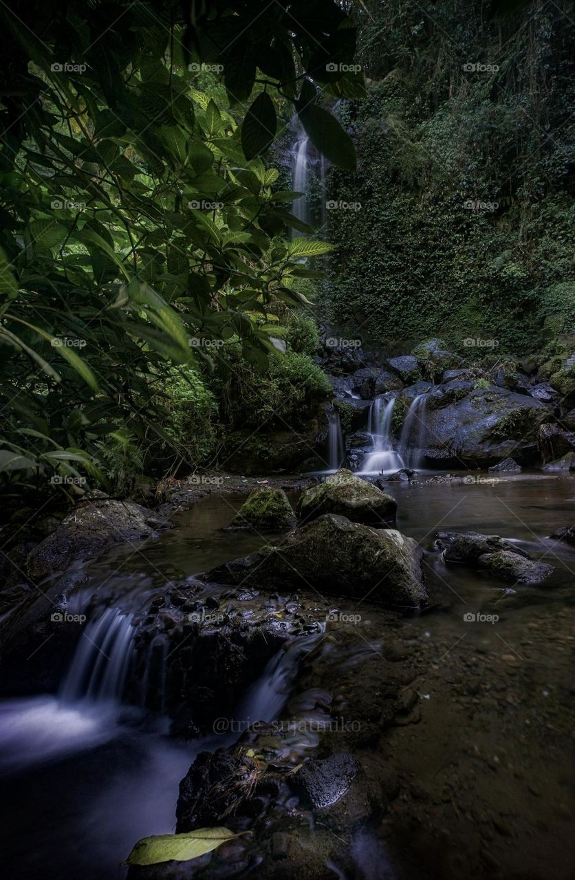 waterfall grenjengan kembar from indonesia