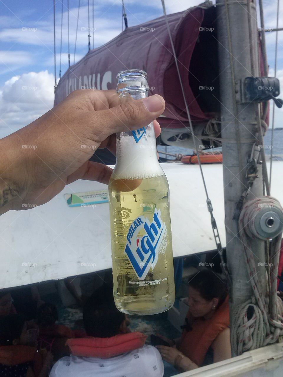 mar y cerveza