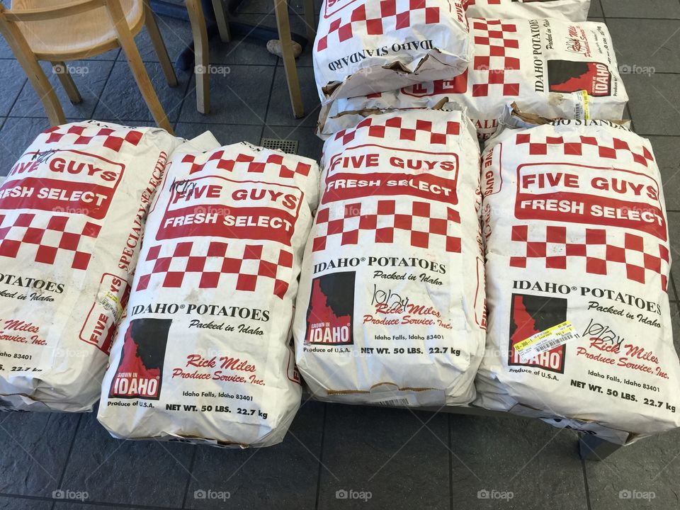 Five Guys Potatoes 