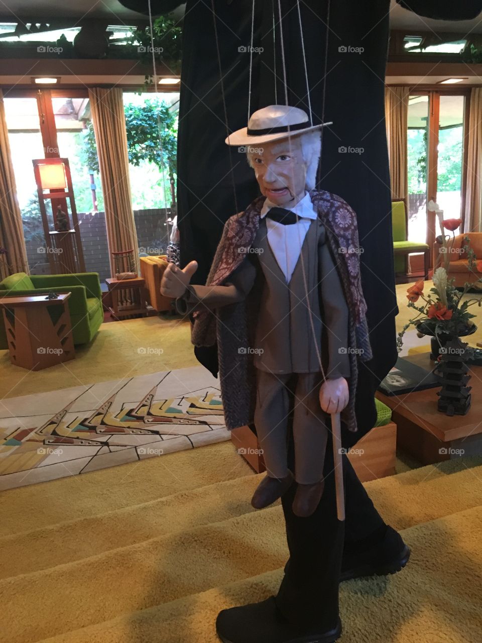 Frank Lloyd Wright marionette at SAMARA