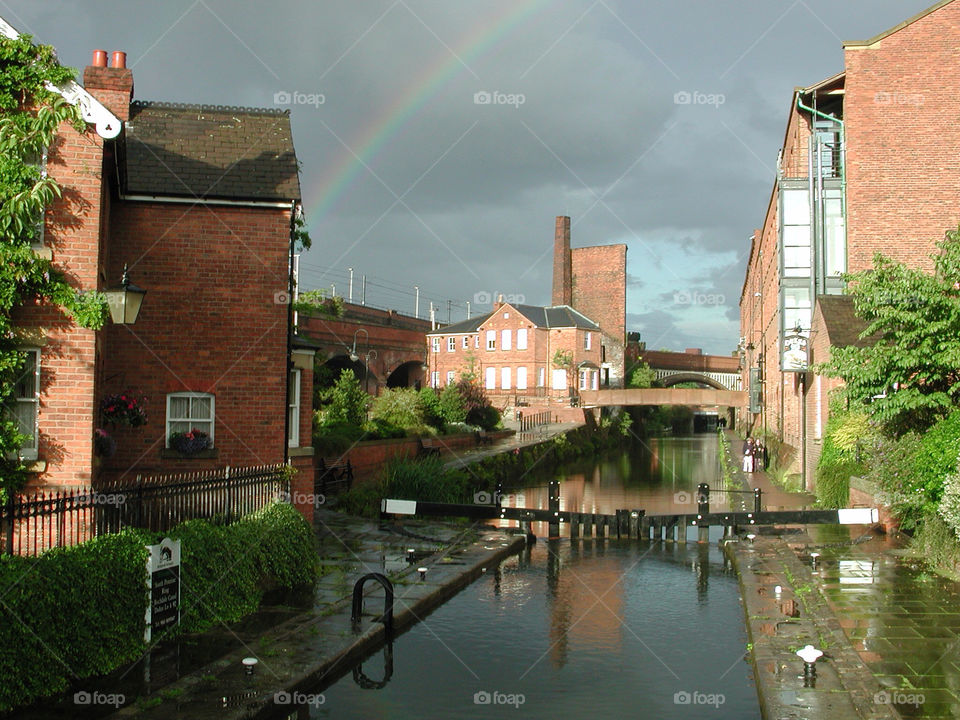 rainbow contrast wet canal by snappychappie