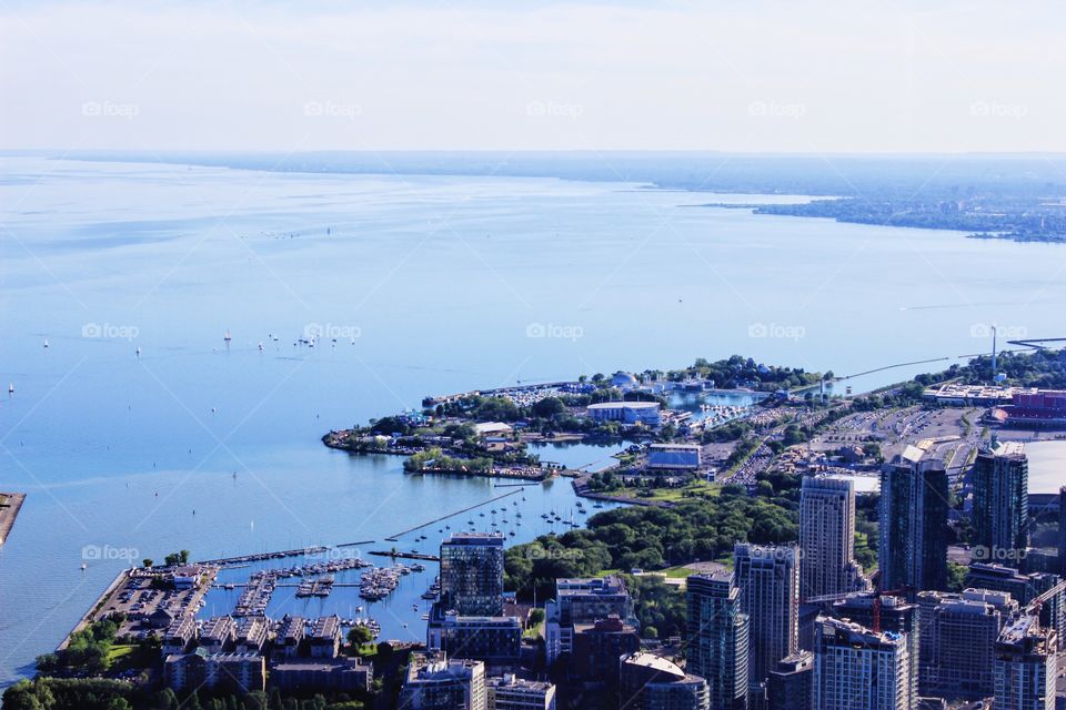 View of cityscape, Toronto, Ontario, Canada
