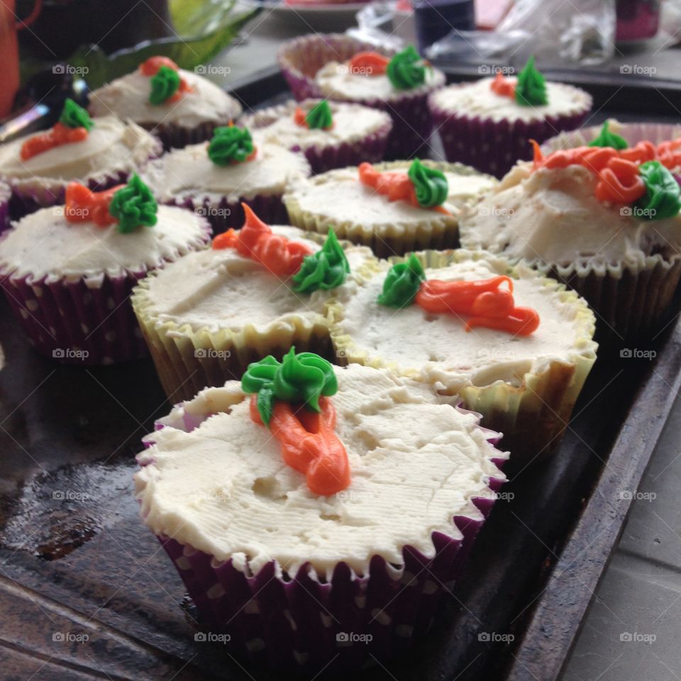 Carrot cupcakes