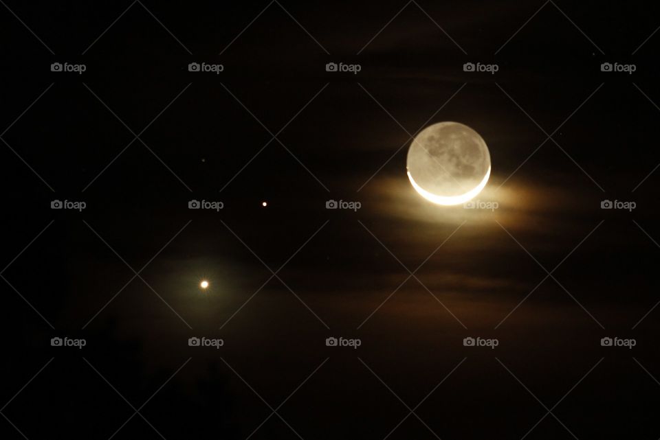 Neighbors. The Moon, Mercury, and Mars.