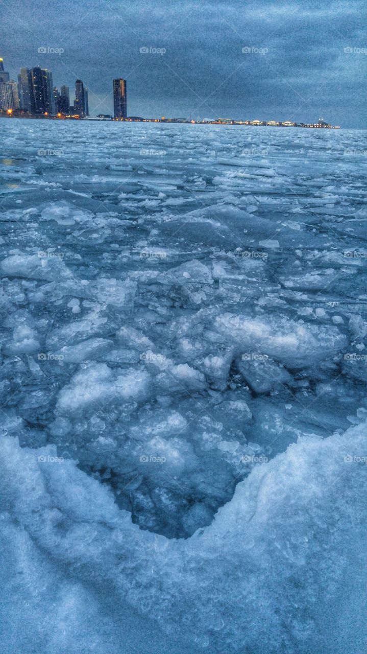 frozen lake