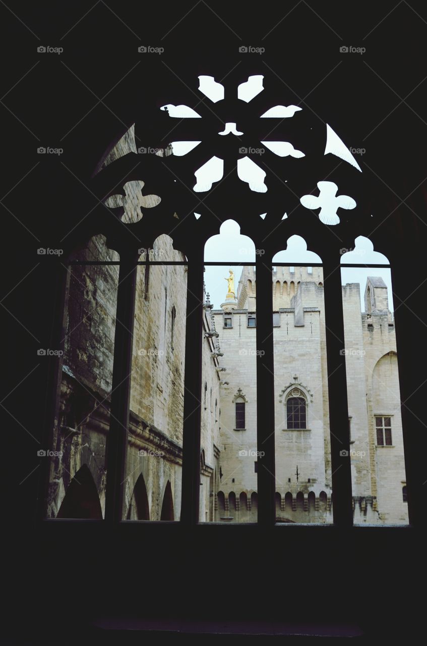into the palace of popes