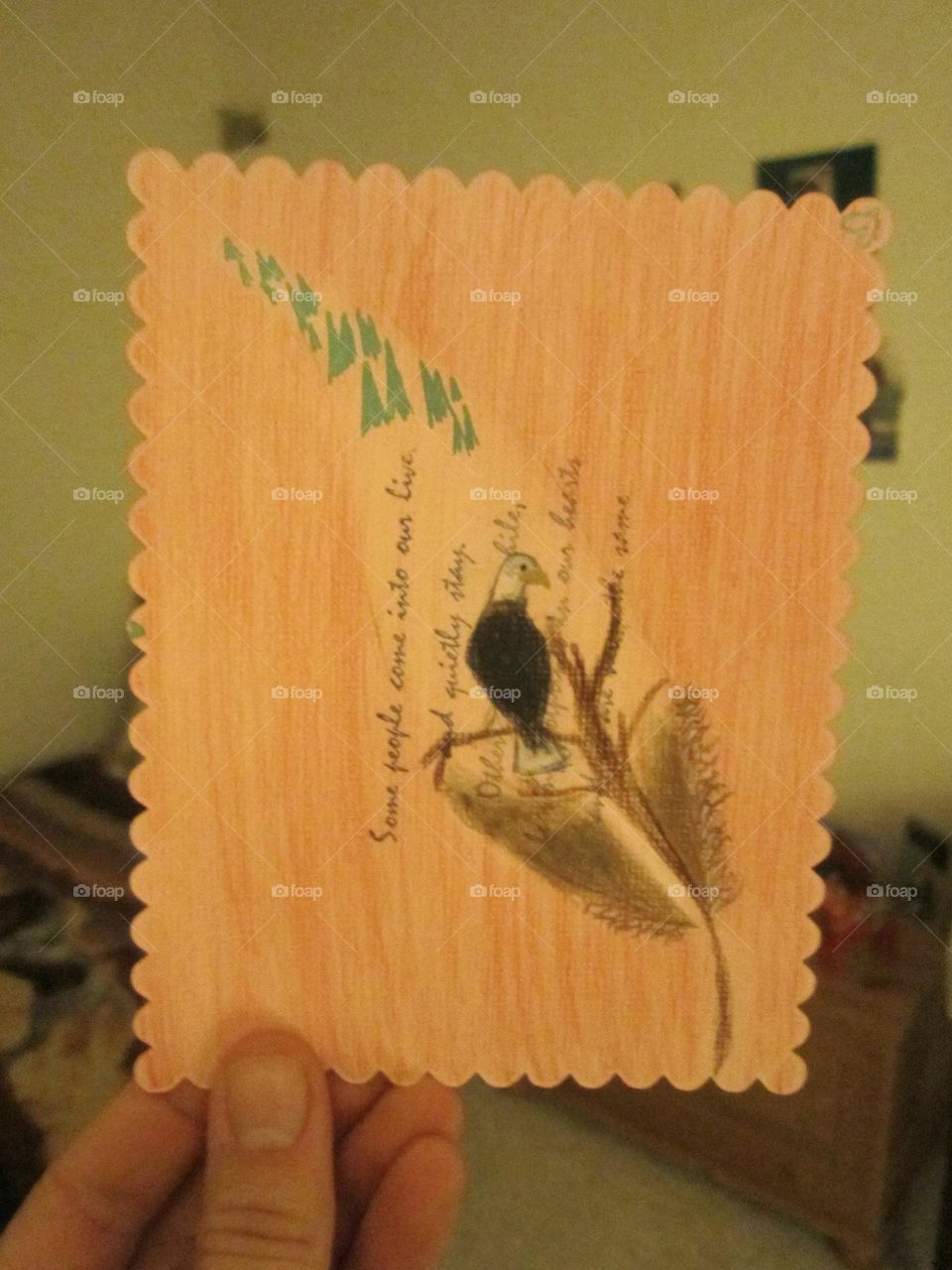 DIY & Crafts: Homemade Whimsical Post Card