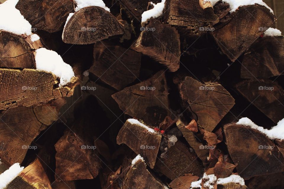 a pile of firewood:))