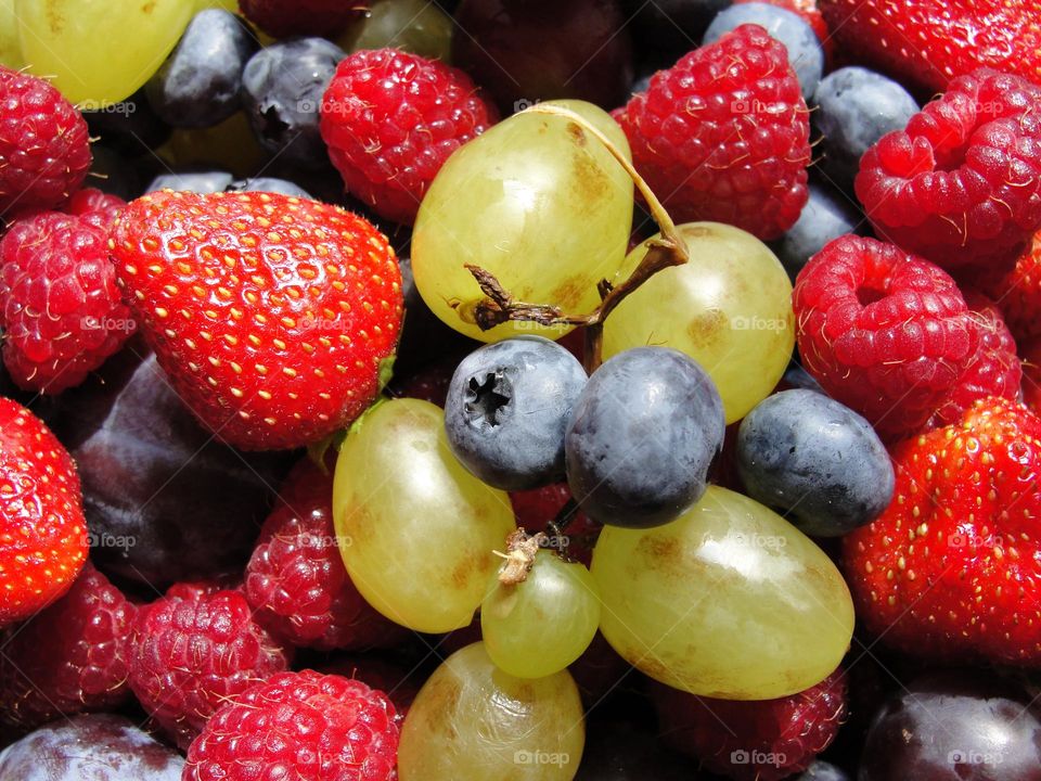 Assorted berries