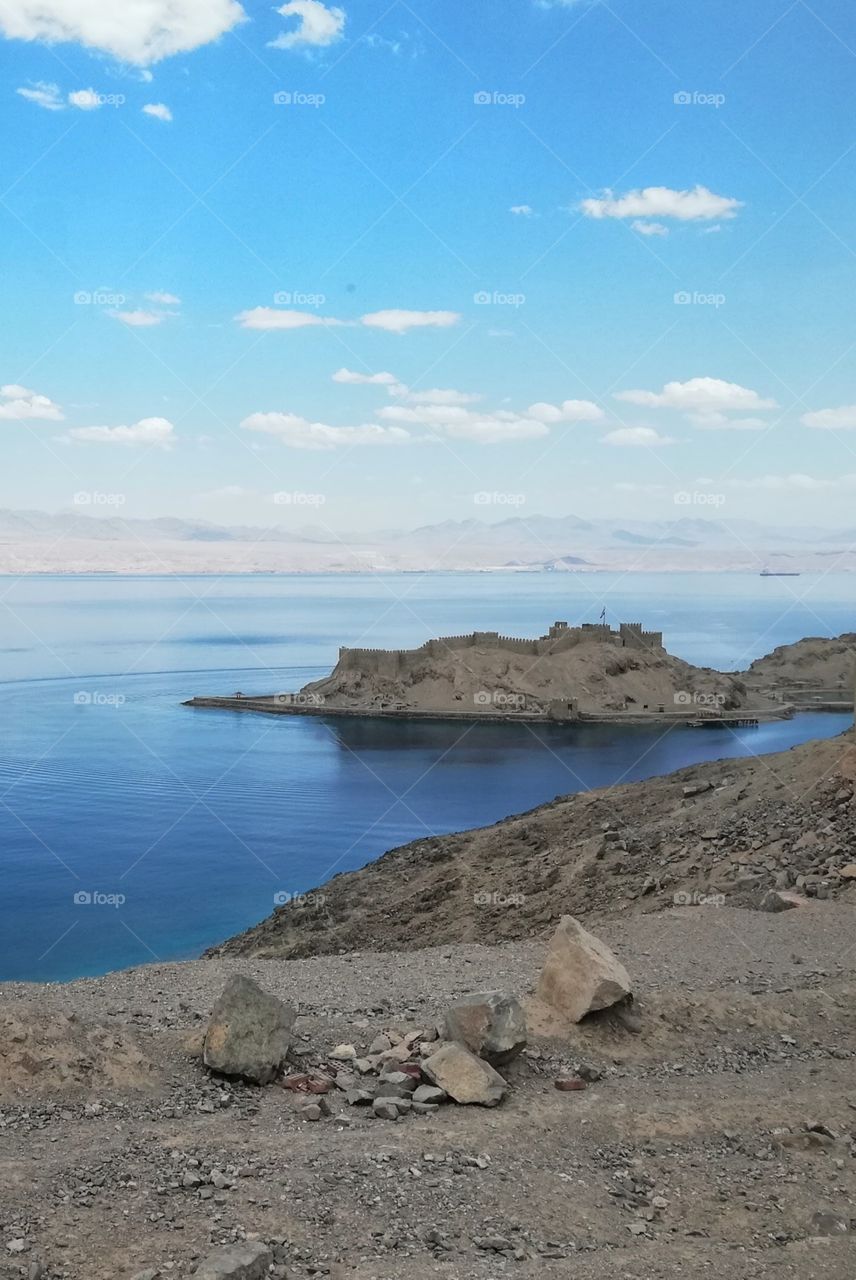 Sultan Saladin fortress in the Red Sea area of Egypt