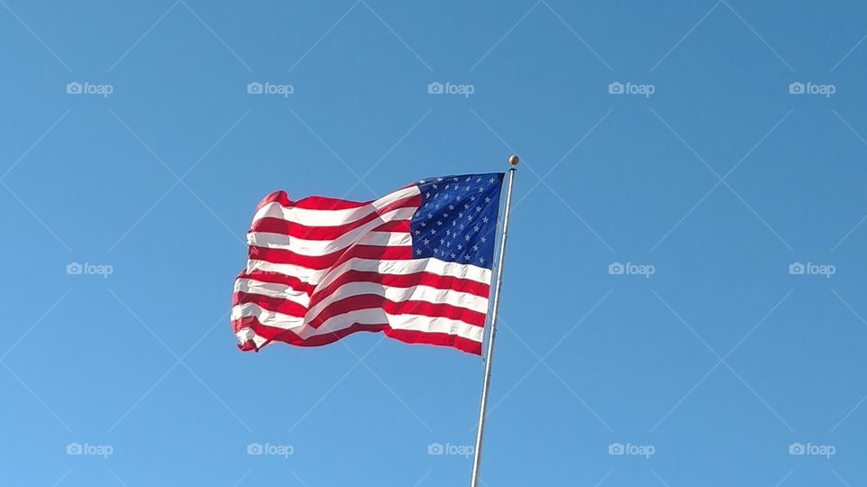 Flag, Wind, Patriotism, Pride, Flagpole