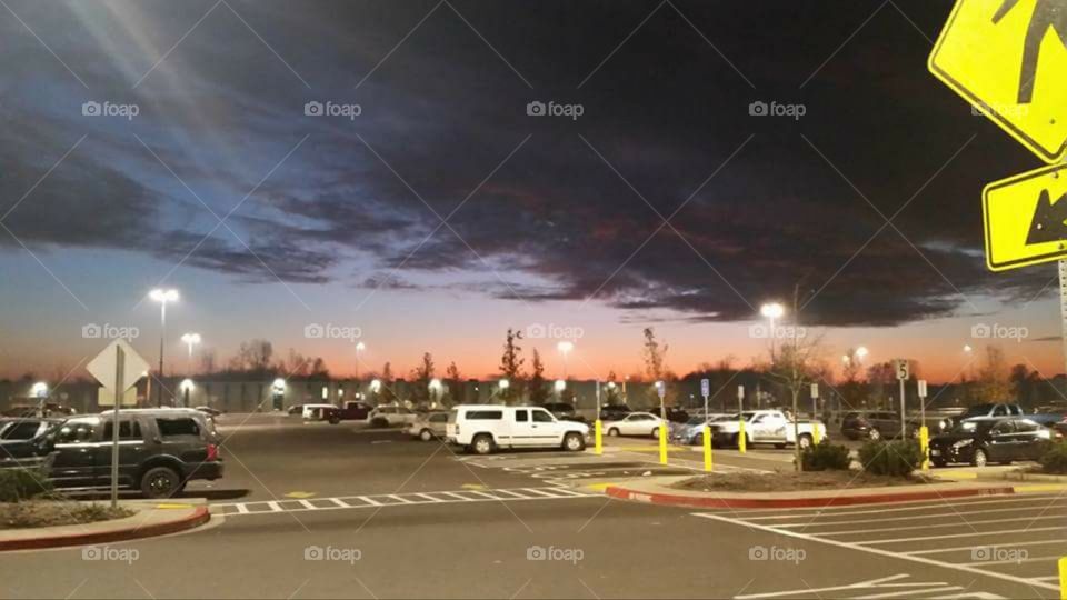 Walmart parking lot