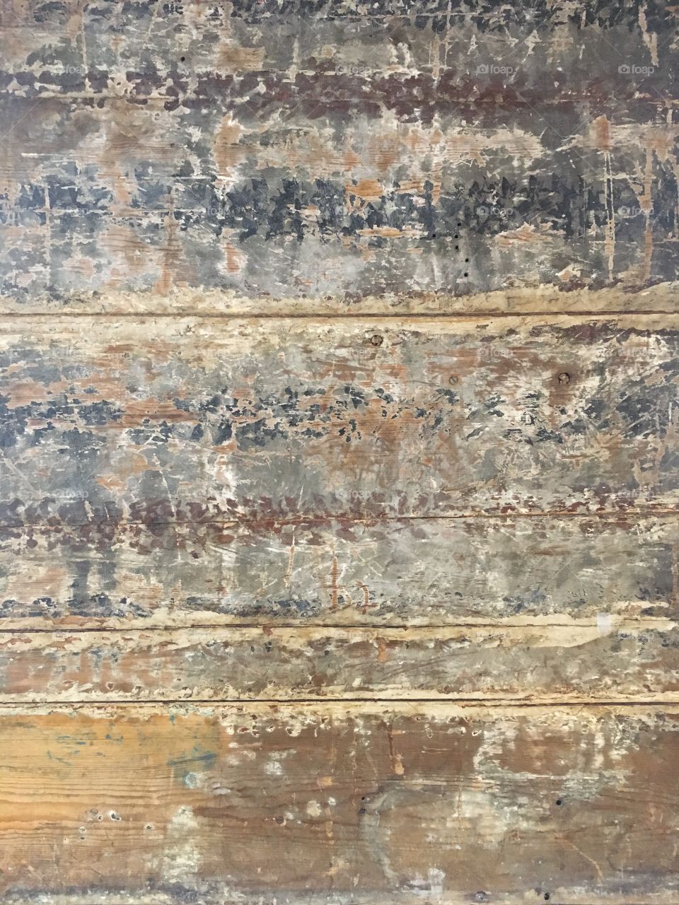 Ancient wooden texture in museum