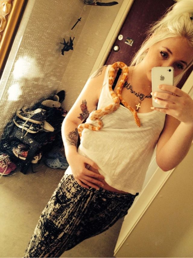 Girl snake