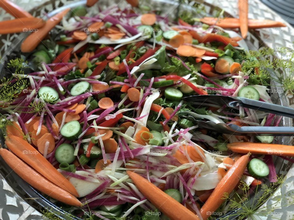 Colorful Vegetable Salad 