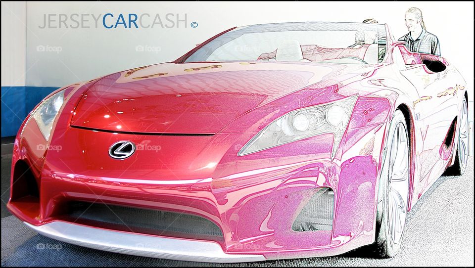 Zazzle.com/fleetphoto. Foreign sports car shown in pencil to final product design mode for this cherry red Lexus coupe.
Zazzle.com/Fleetphoto