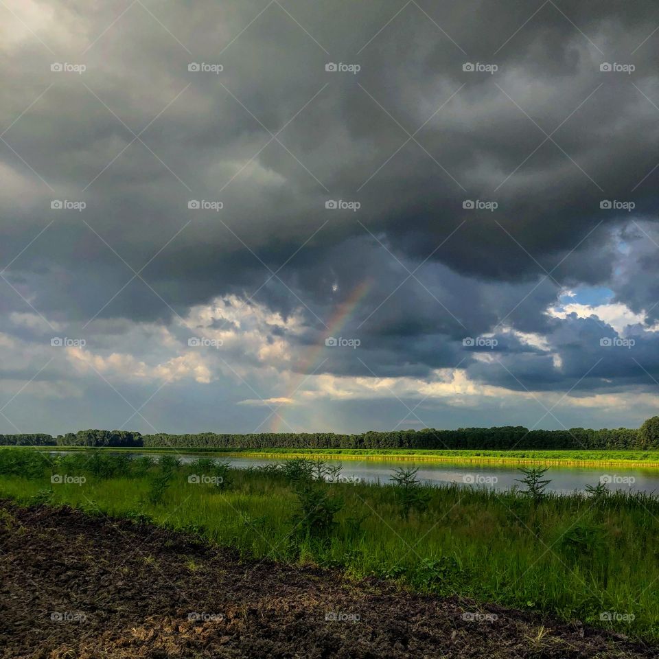 Landscape in Missouri. 