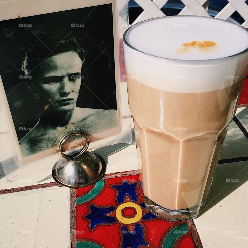 Coffee with Marlon Brando 