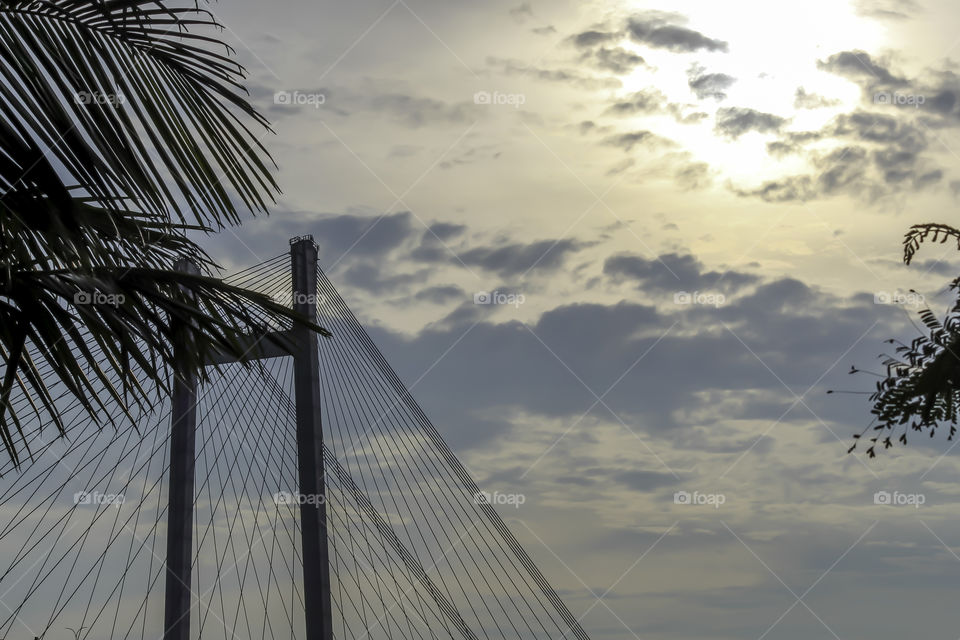 Second Howrah bridge - The historic cantilever bridge on the river Ganges.