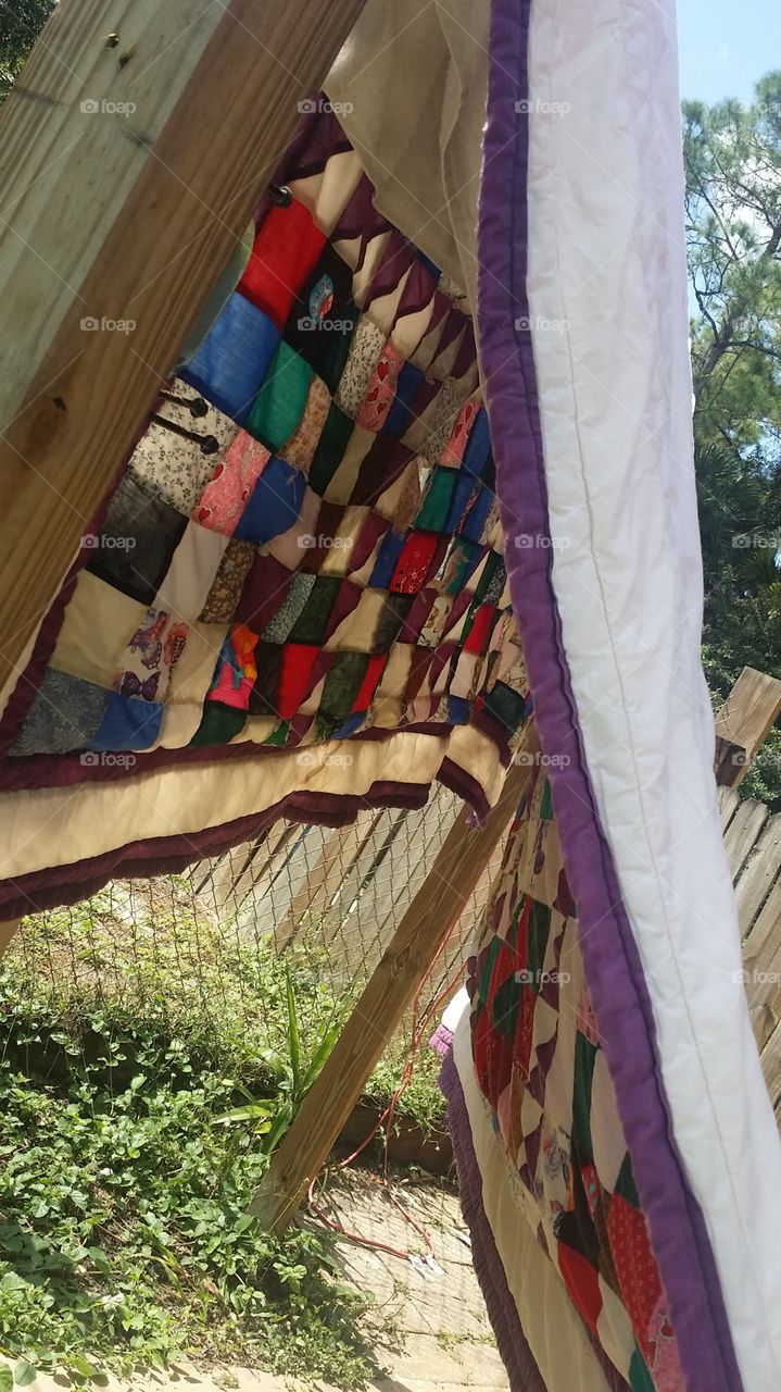 Some have baby blankets, I have the whole blanket