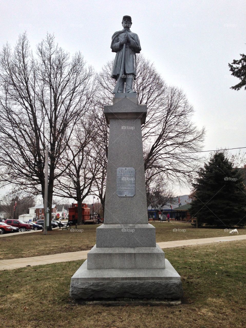 Civil War Soldier Memorial Statue