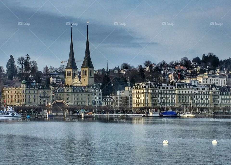 Lakeside view Lucerne 