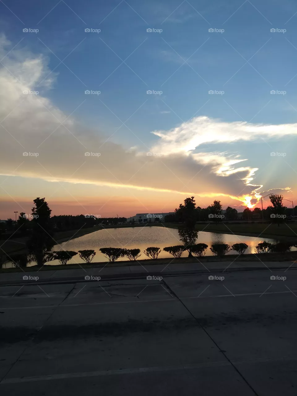 Sunsets at work 