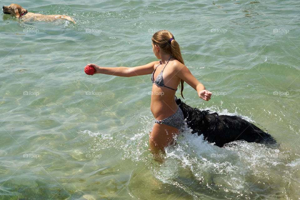 Ball and Water