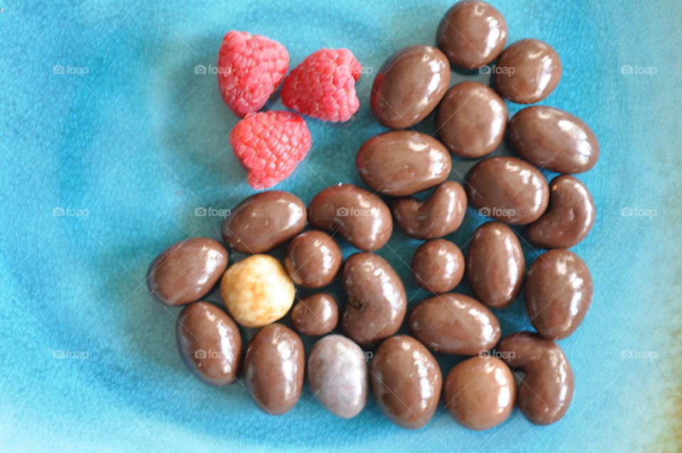 Chocolate covered almonds