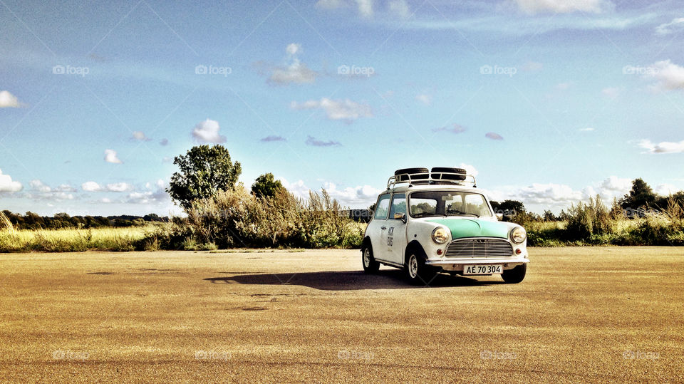 Smal Car waiting for adventure. My Car before Leaving for an African roadtrip 