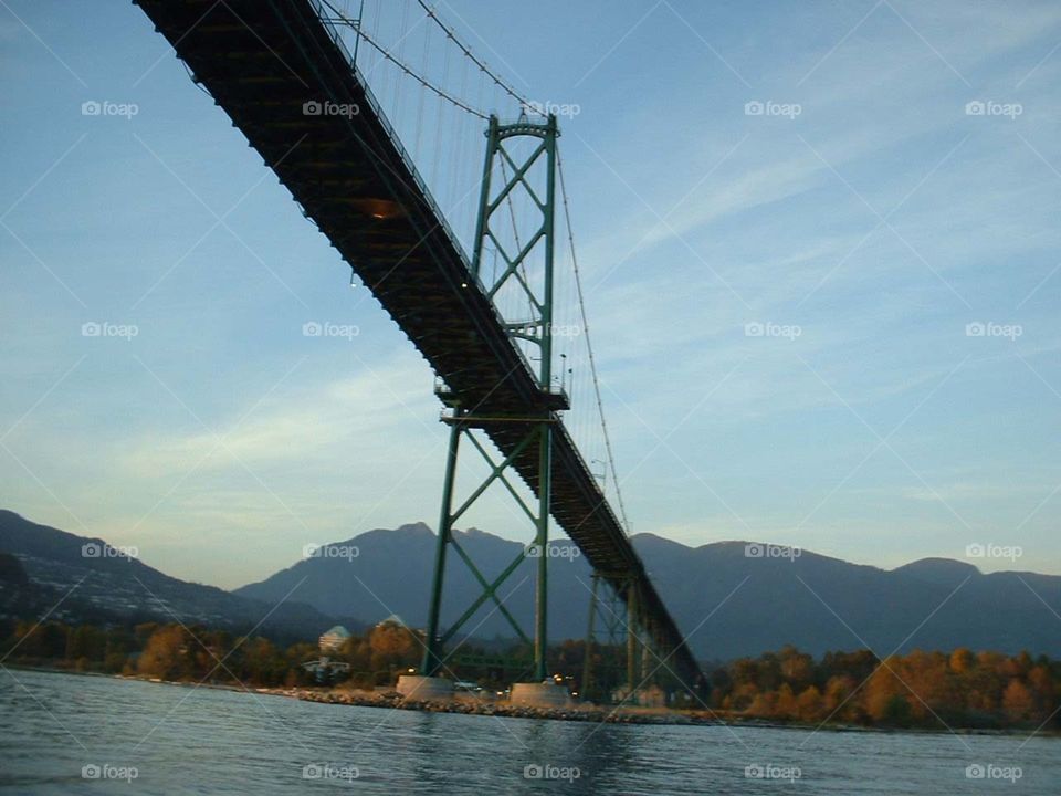 Vancouver British Columbia_156. A good view of the bridge ftom below