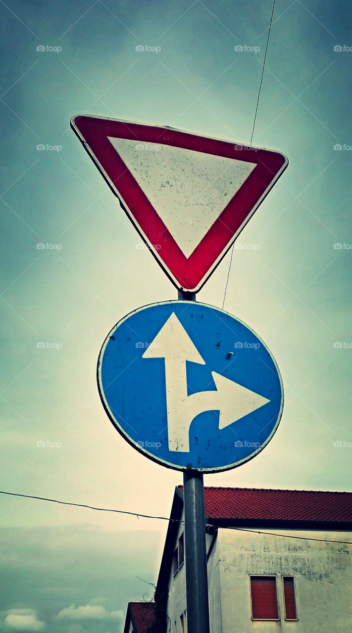 Danger sign, streetsign