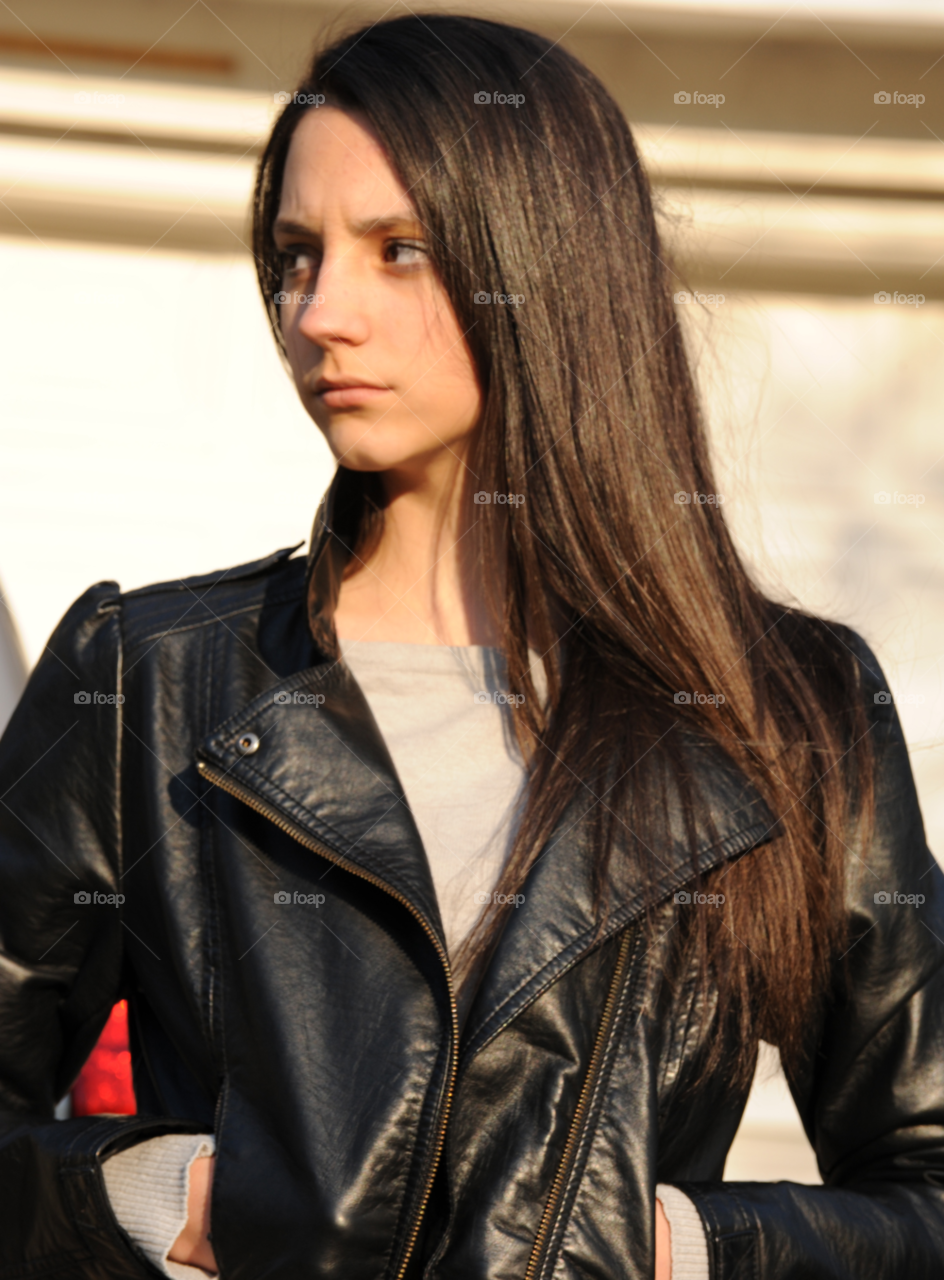 girl model cool portrait by lightanddrawing