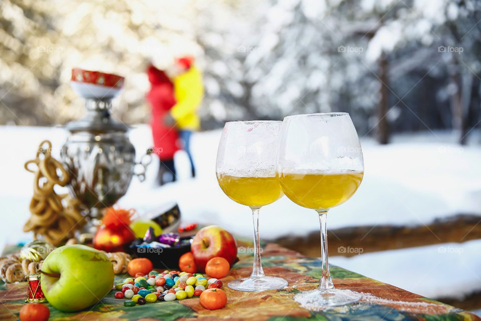 drink on a table