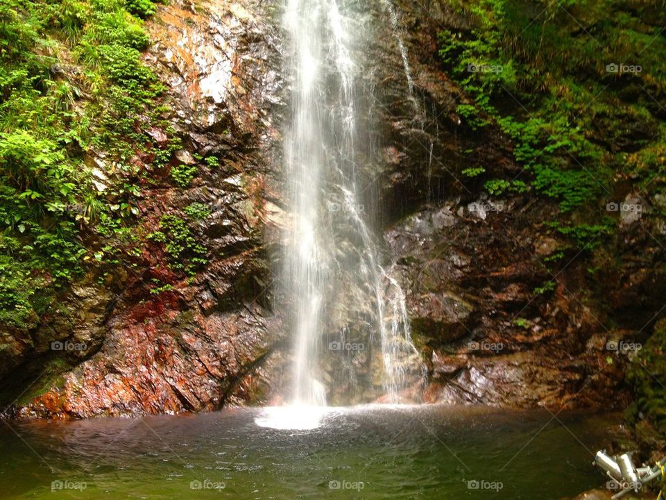 Hinohara waterfall, Japan