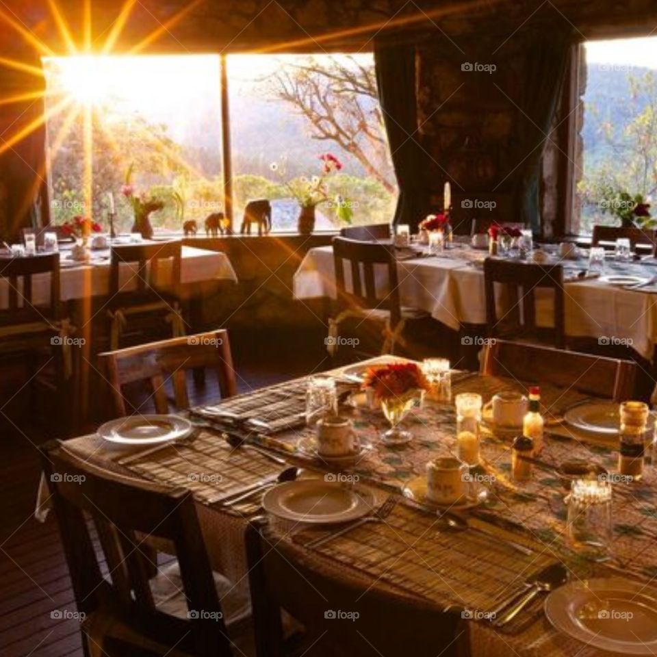 Beautiful restaurant at Ruaha National park