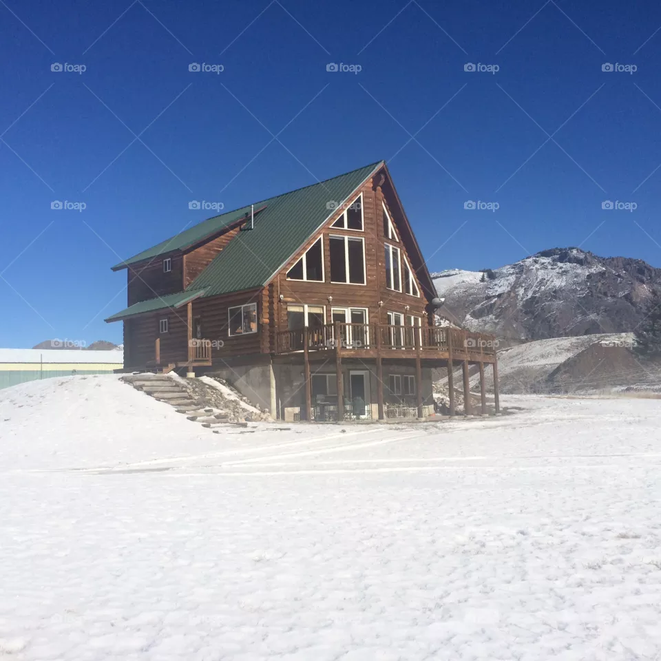 Snow, Winter, No Person, Hut, House