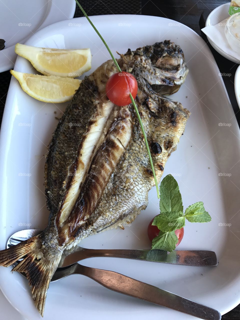 Grilled fish