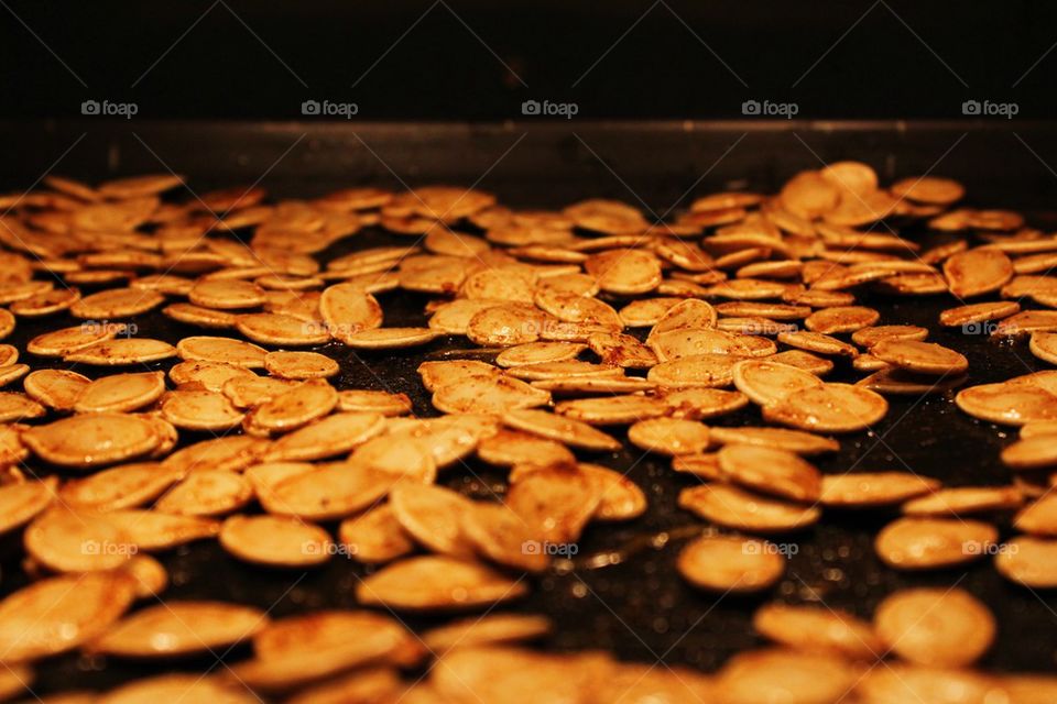 Pumpkin Seeds Roasting 