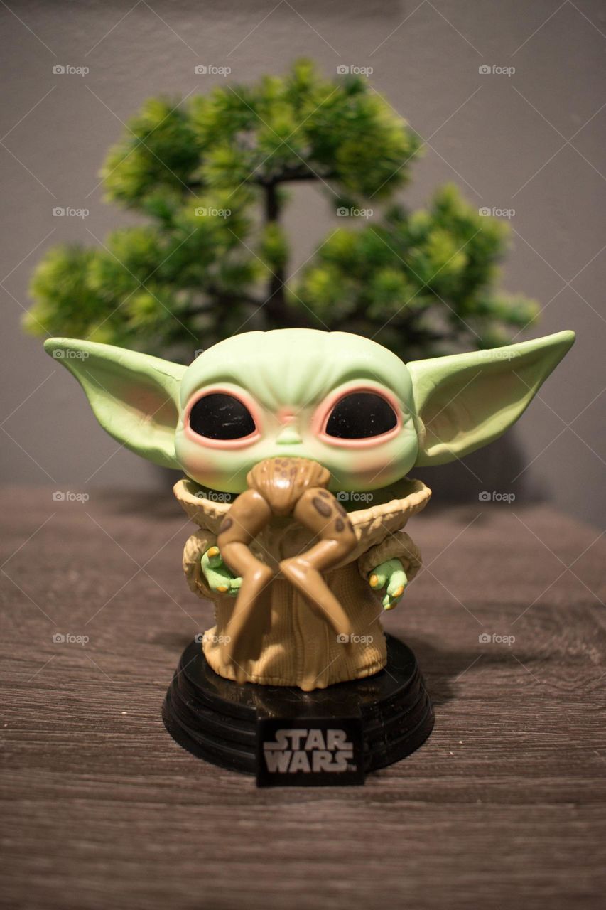 Baby Yoda from Star Wars 