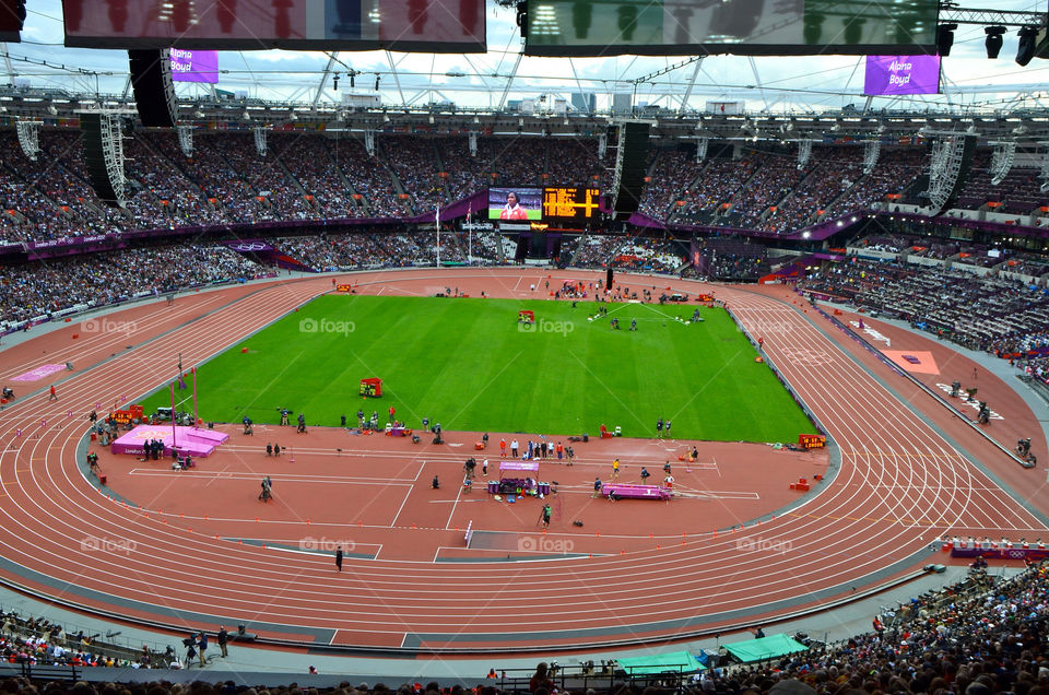 London 2012 Olympics inside Stadium