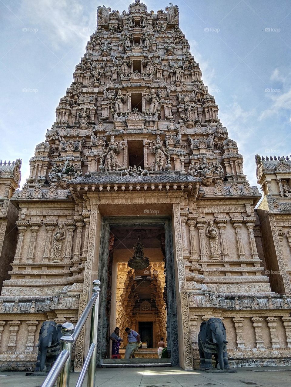 Hindu temple - Sri Shakti temple in Bukit Rotan, Selangor, Malaysia