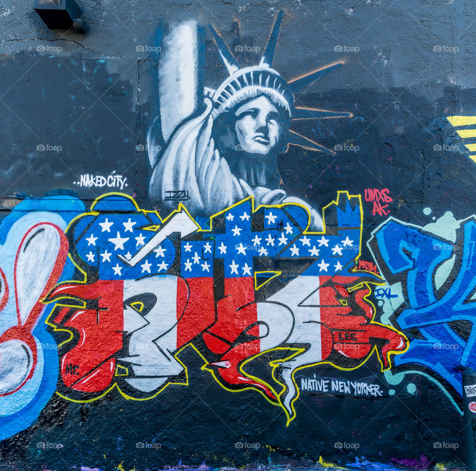 New York city graffiti