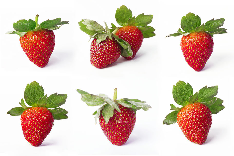 Set of strawberries 