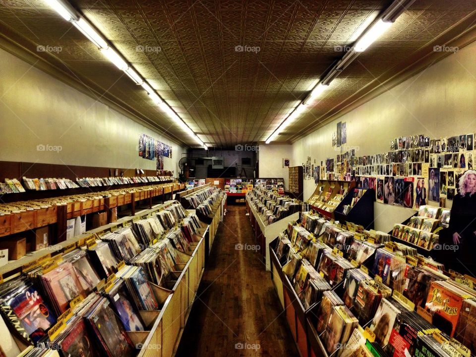 Record Store, Nashville, Tennessee, USA
