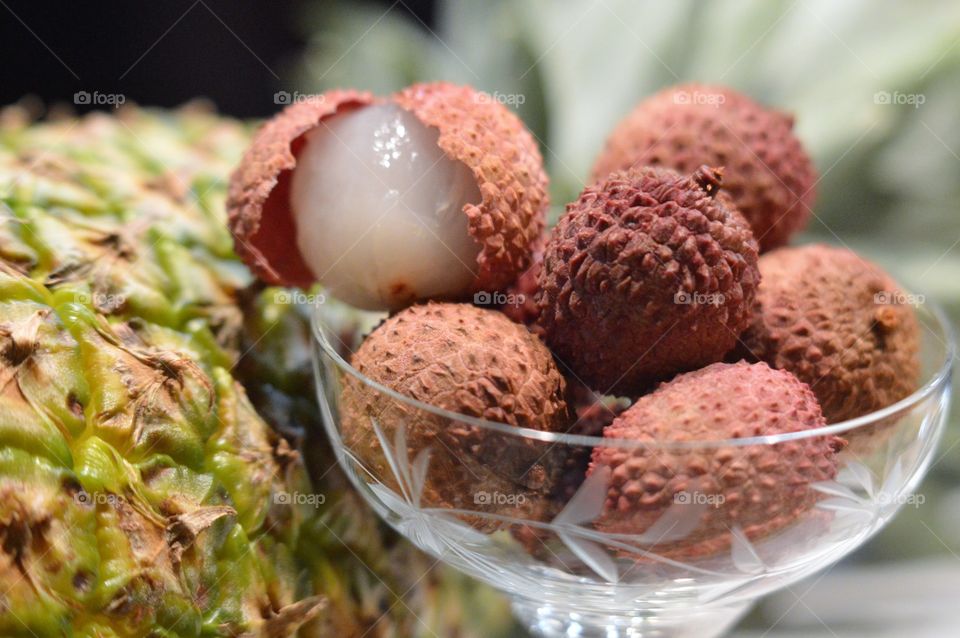 Lychees & Pineapple