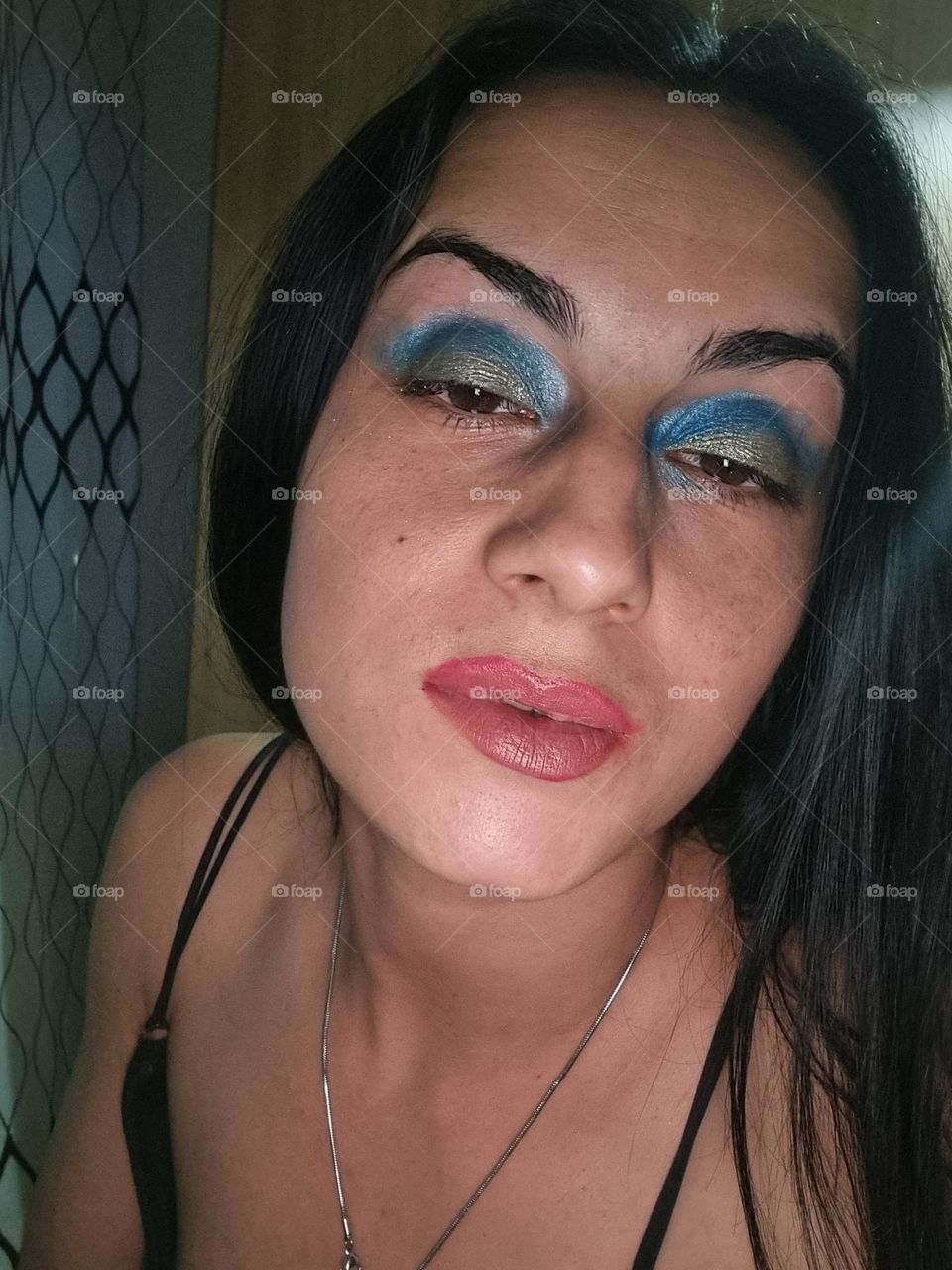 Original model with yellow and blue shading