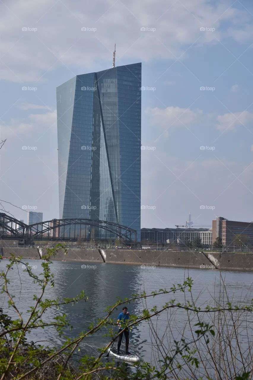 European Central Bank in Frankfurt 